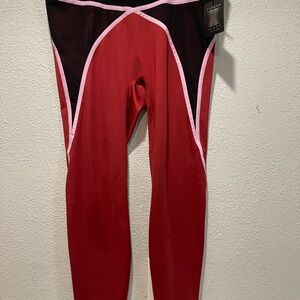 NWT SAVAGE X FENTY Mesh High-Waist Legging Full Length Jam Red 3X